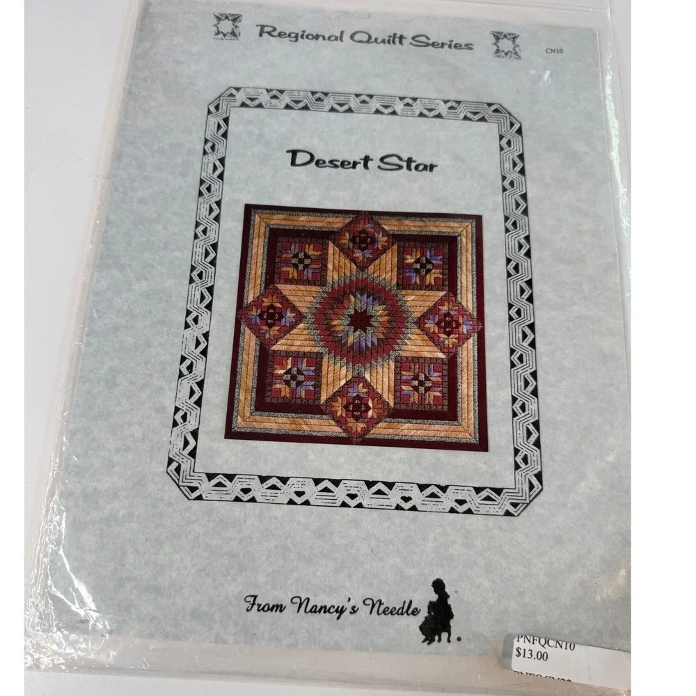 Desert Star Quilt Pattern Regional Quilt Series From Nancy's Needle‎ Sealed